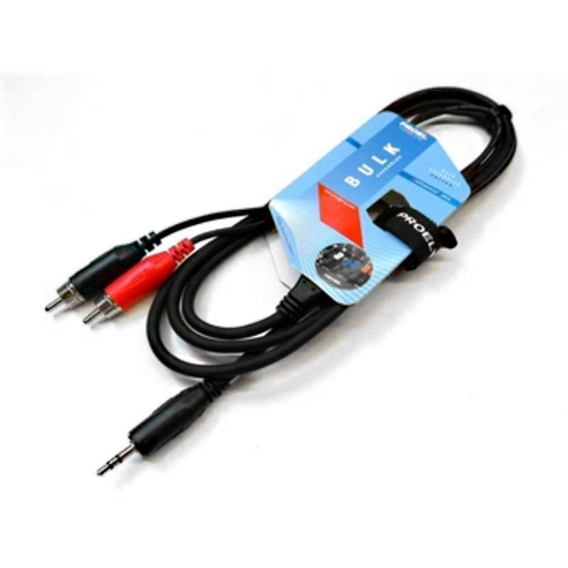 Proel BULK540LU3 jack stereo 3,5 mmm x 2 x RCA